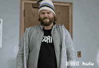 tyler labine ok GIF by HULU