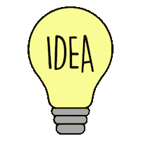 Idea Lamp Sticker by Color Fest