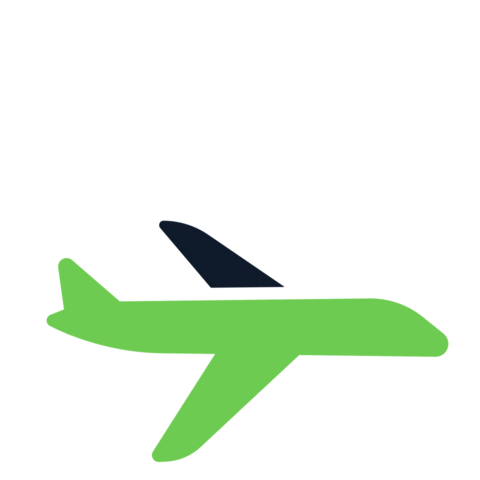 Travel Aviao Sticker by MaxMilhas