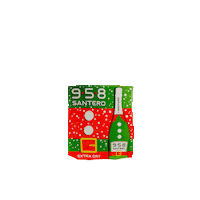 Party Christmas Sticker by 958 SANTERO WINES