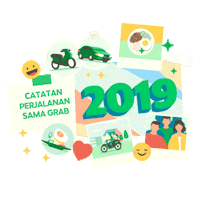 Yearinreview Sticker by Grab Indonesia