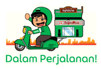 Cat Sticker by GrabFoodMY