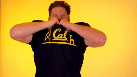 Lets Go Reaction GIF by Cal Athletics