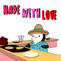I Love You Cooking Sticker by Pudgy Penguins