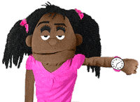 time waiting Sticker by Fluffy Friends