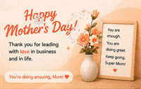 Mothers Day Entrepreneur GIF by Flowpio