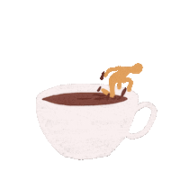 Good Morning Coffee Sticker by yux