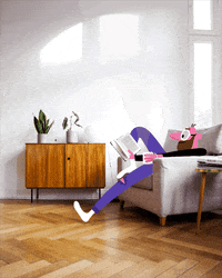 alexjohntait coffee relax character reading GIF