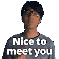 Met You Hello Sticker