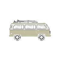 Van Perpignan Sticker by Ohiaconcept