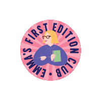 Firstedition Sticker by Books Are Magic