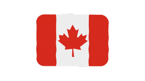 Canada Flag Sticker by EmojiVid