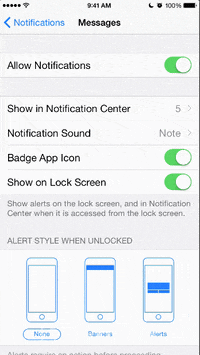 iphone texts by GIF tutors