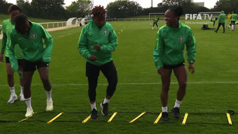 Warm Up Dancing GIF by FIFA