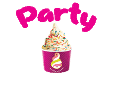 Dessert Party Time Sticker by Menchie's Frozen Yogurt