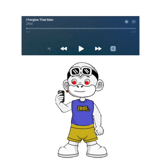 New Music Pain Sticker by Zhot