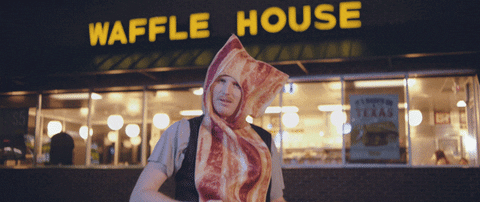 WaffleHouseOfficial giphyupload smile waffle house waffle house bacon GIF