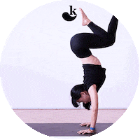 karmayoga yoga karma do good half moon Sticker