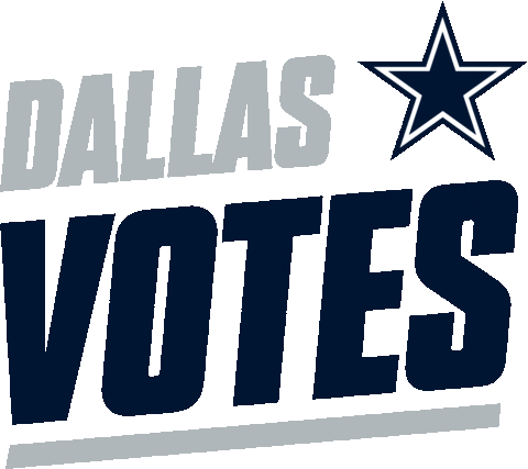 Voting Dallas Cowboys Sticker by NFL