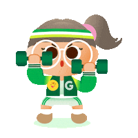 Weightlifting Grabbers Sticker by Grab Singapore