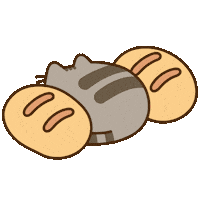 Bread Roll Sticker by Pusheen