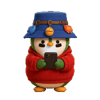 Social Media Penguin Sticker by Zaddy