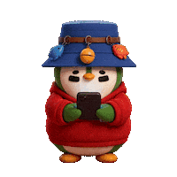 Social Media Penguin Sticker by Zaddy