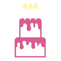 Birthday Cake Sticker by sugargeekshow