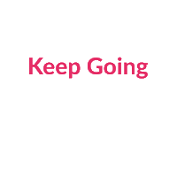 Keep Going Sticker