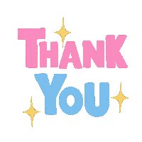 Stars Thank You Sticker