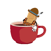 Chocolate Wafer Sticker by loacker