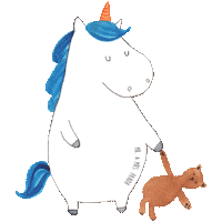 Gute Nacht Unicorn Sticker by Mr. & Mrs. Panda