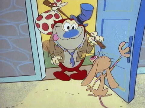 ren and stimpy nicksplat GIF