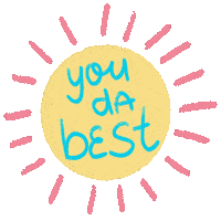 The Best Sun Sticker by bdempseyart