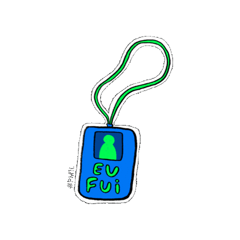 PM1L giphygifmaker eu fui id card ciw Sticker