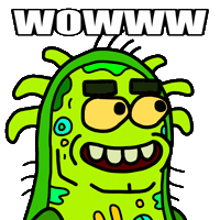Look Wow Sticker by herbertonic