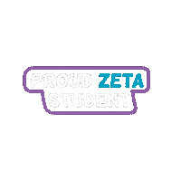 ZetaSchools zeta back to school zeta schools Sticker