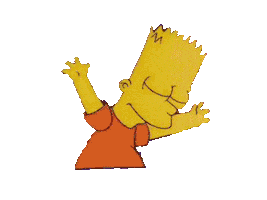 the simpsons bart STICKER