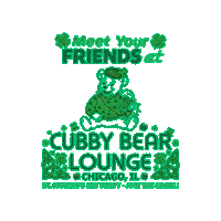 Stpatricksday Sticker by The Cubby Bear Chicago