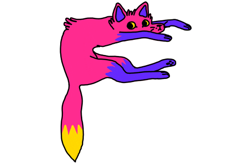 Fox Alphabet GIF