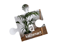 Puzzle Haustier Sticker by katzenart