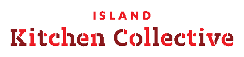 islandkitchencollective giphyupload logo travel red Sticker