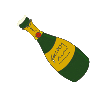 Celebrate Sparkling Wine Sticker