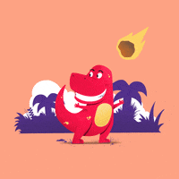 chrisswierczek smile dinosaur chris dino GIF
