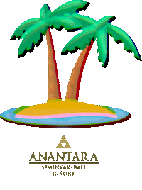 anantaraseminyak beach island tropical bali Sticker