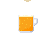 Drunk Beer Sticker by JK