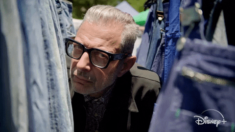 Episode 4 Denim GIF by The World According to Jeff Goldblum | Disney+