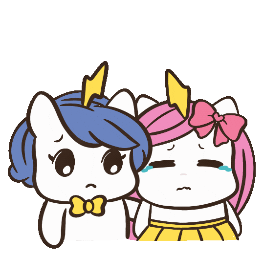 Cry No Sticker by Brave Unicorn
