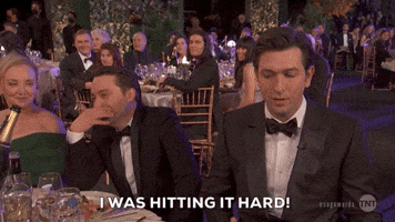 I WAS HITTING IT HARD