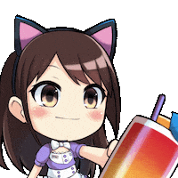 arcanemaidcafe kawaii cheers cafe cosplay Sticker